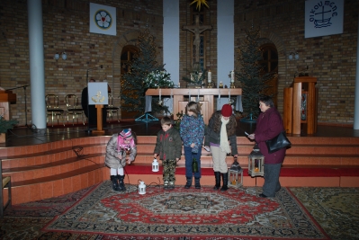 Nabożeństwo wigilijne w Tychach