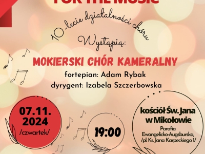 Thank you for the music - koncert 07.11.2024